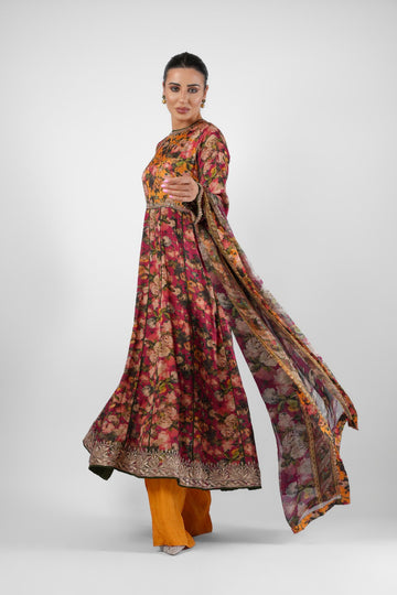 Crushed Silk Kaftan sets
