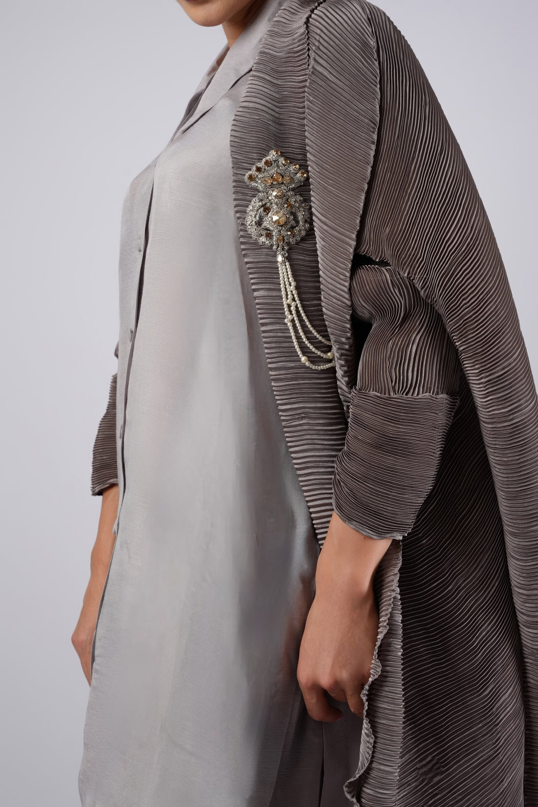 Crushed Kaftan (Front Open)