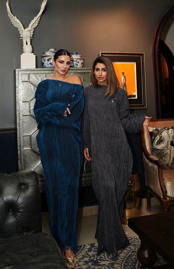 Crushed Silk Kaftan (Front Closed)